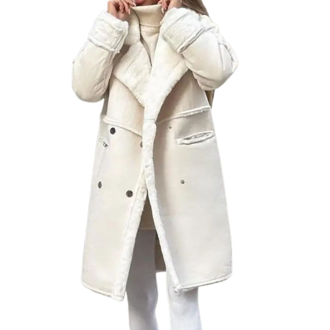 Elmsworth | Warme teddy trenchcoat