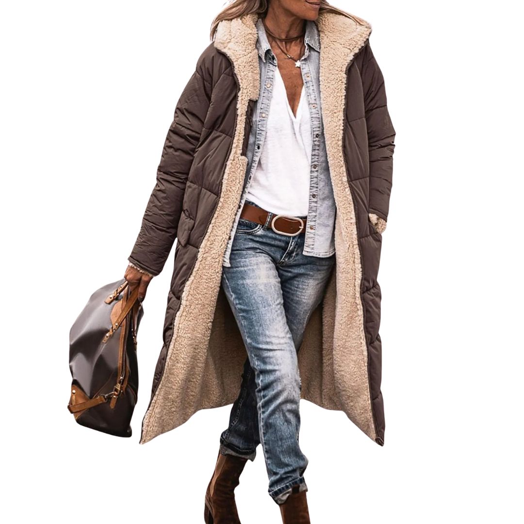 Fairford | Omkeerbare gewatteerde jas met wollen voering