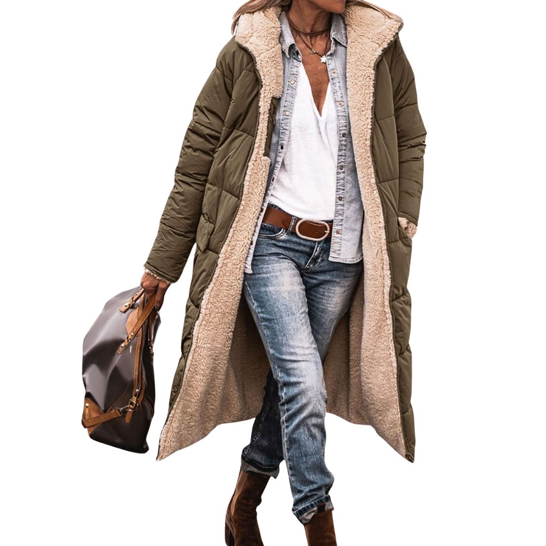 Fairford | Omkeerbare gewatteerde jas met wollen voering