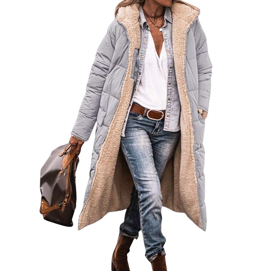 Fairford | Omkeerbare gewatteerde jas met wollen voering