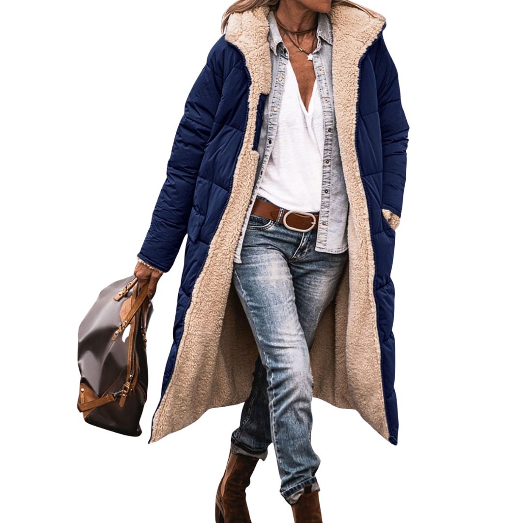 Fairford | Omkeerbare gewatteerde jas met wollen voering