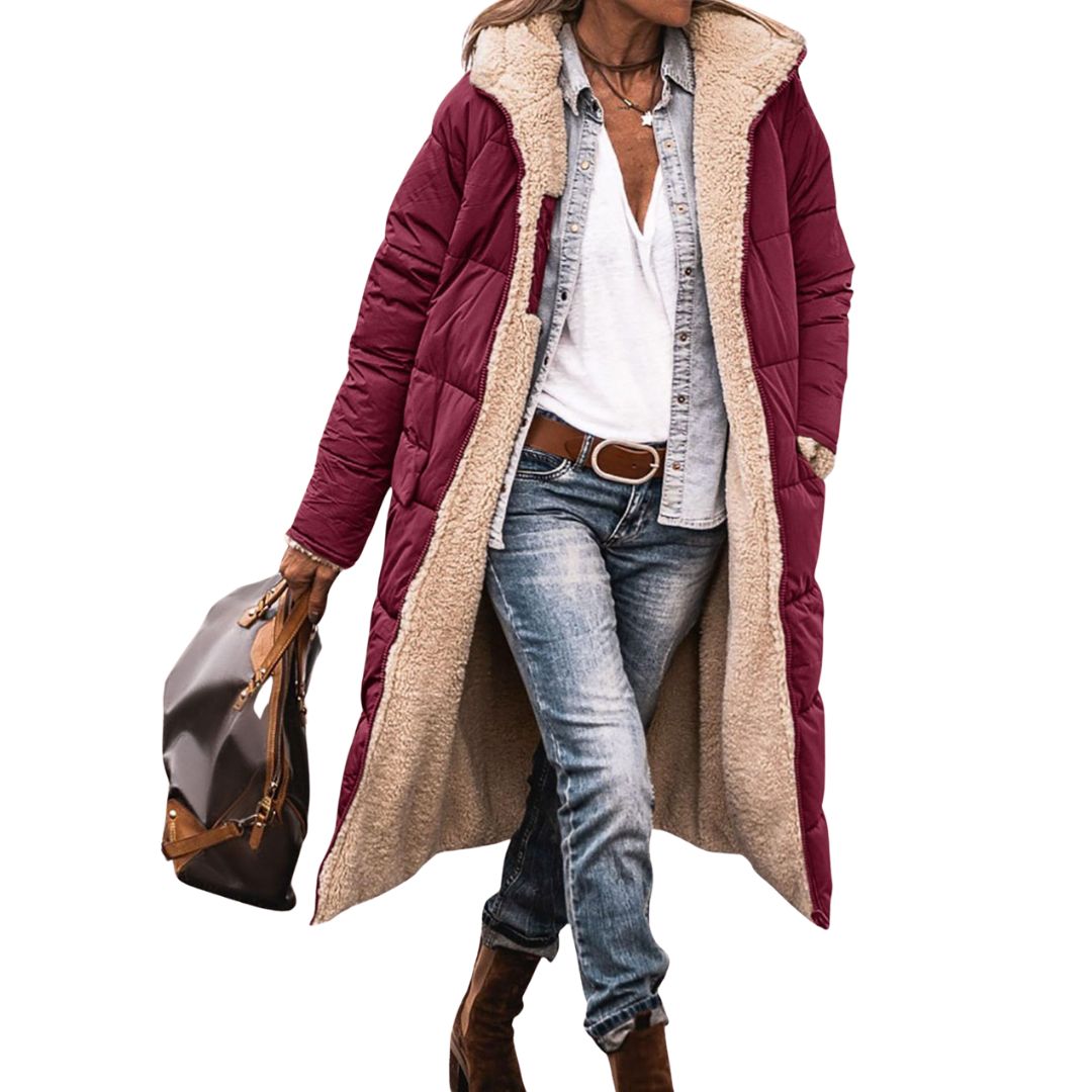 Fairford | Omkeerbare gewatteerde jas met wollen voering