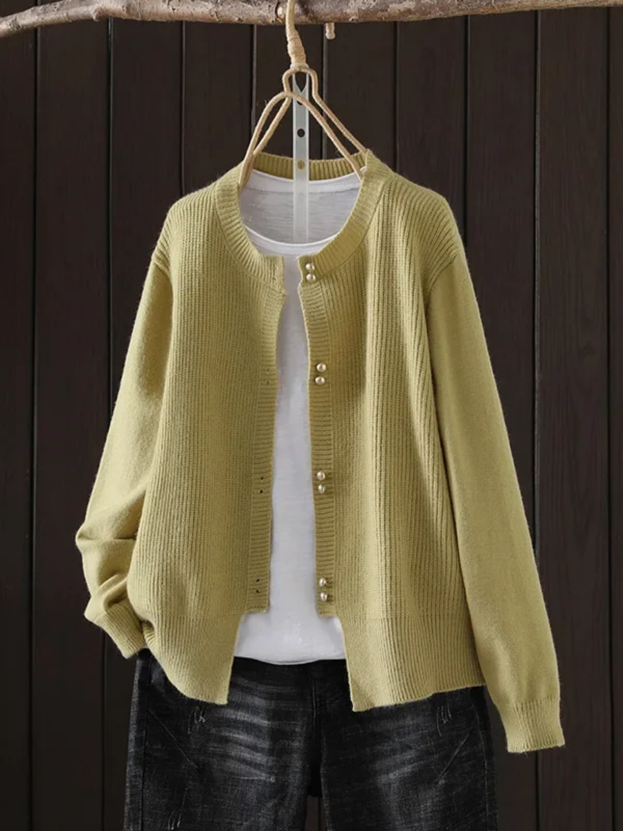 ELARA | PARELKNOPEN CARDIGAN