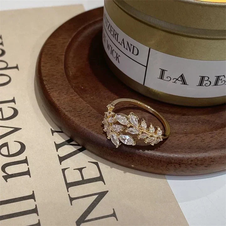 Lauria Leafy Ring | Goud