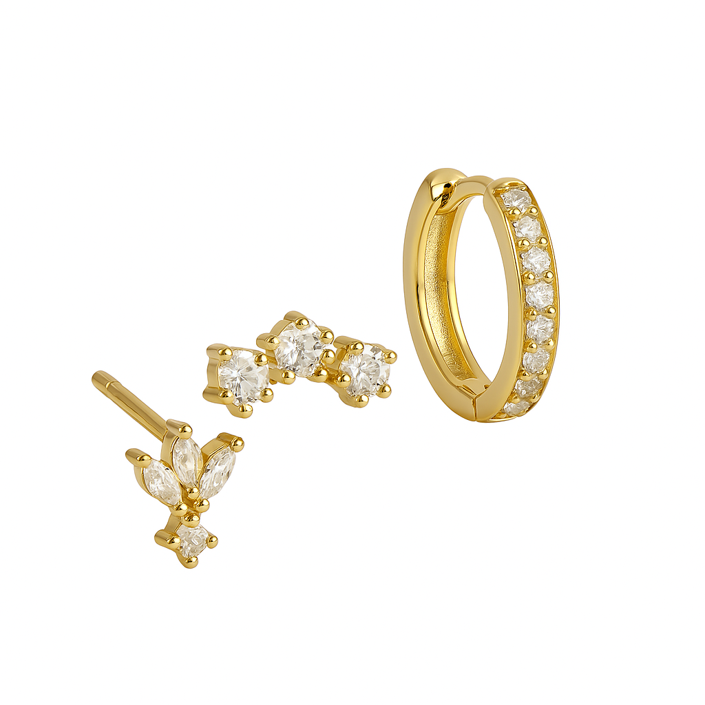 Trio Mila Essentials Oorbellen | Goud