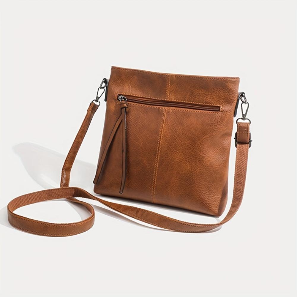 Lena Retro Vierkante Crossbodytas