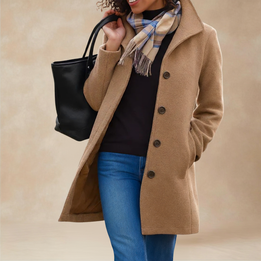 Elmsworth | Flatterende lange jas