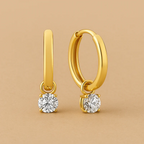 Larmes de Lune Oorbellen Set – Gouden Maanlichtelegantie