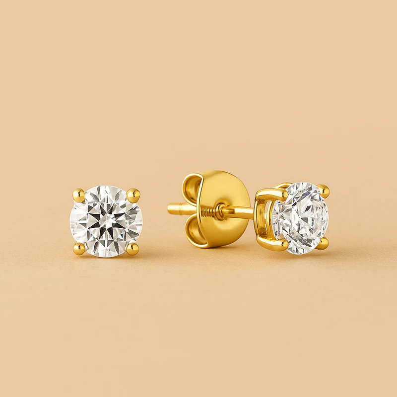 Larmes de Lune Oorbellen Set – Gouden Maanlichtelegantie