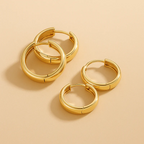 Gia Statement Hoops – Gouden Briljantie