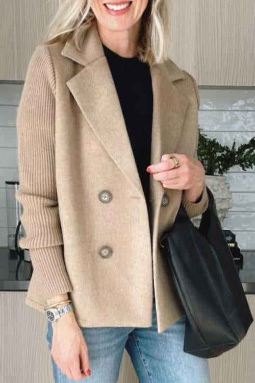 Jaz – Modebewuste Blazer met Knit-Accent